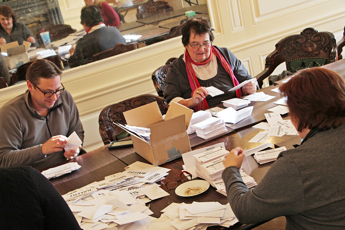 Vote sorting ratification