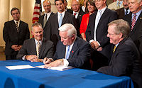 PA Gov. Tom Corbett Signs 2011-12 State Budget